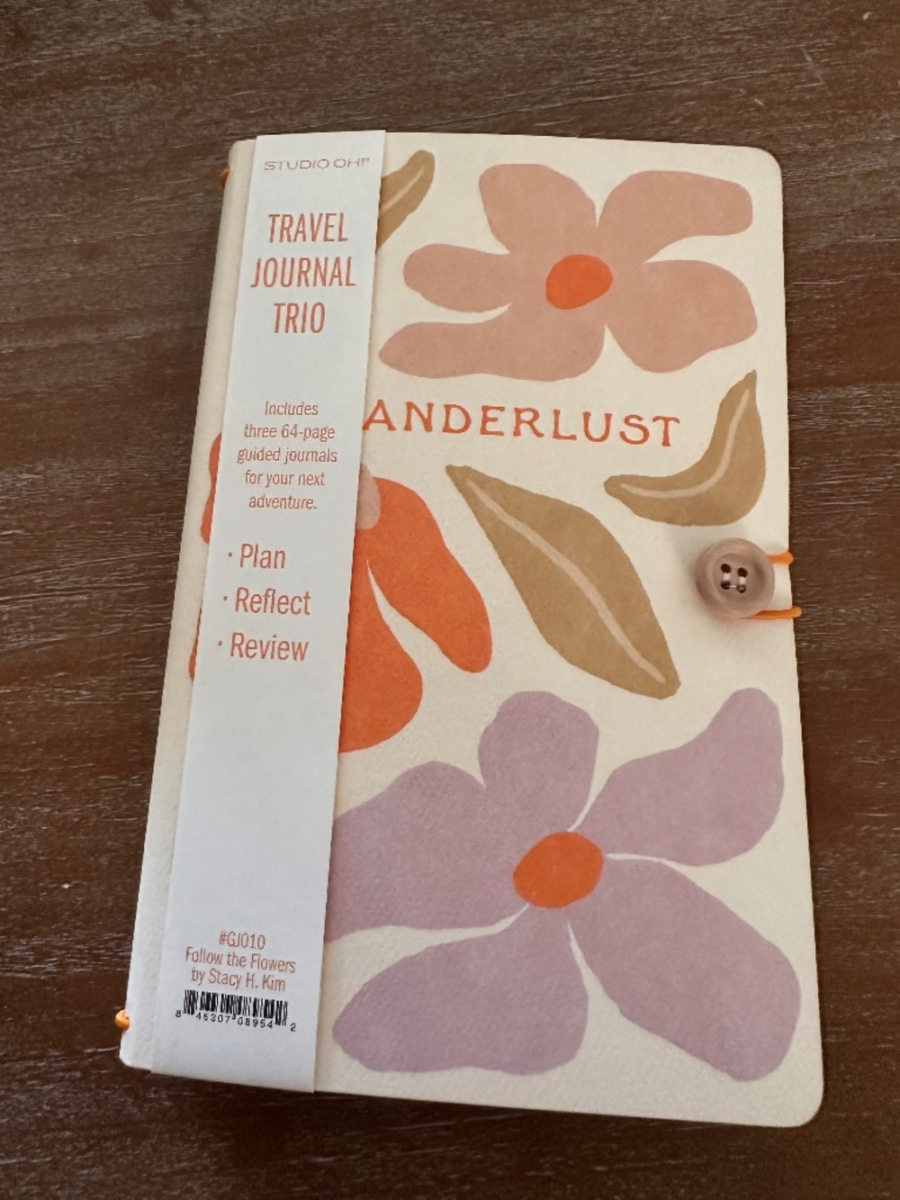 STUDIO Oh! Travel Journal Trio Follow the Flowers - 4.7” X 7.25” - Brand New